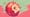 Abstract image of a smashed apple